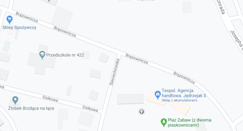 Problem z brakiem widoczności na Bielanach.
