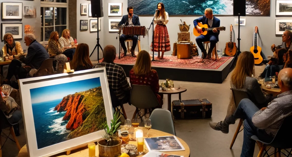 Mieszkalnictwo, Wieczór portugalski Bielańskim Ośrodku Kultury koncert wystawa opowieści Maderze - zdjęcie, fotografia
