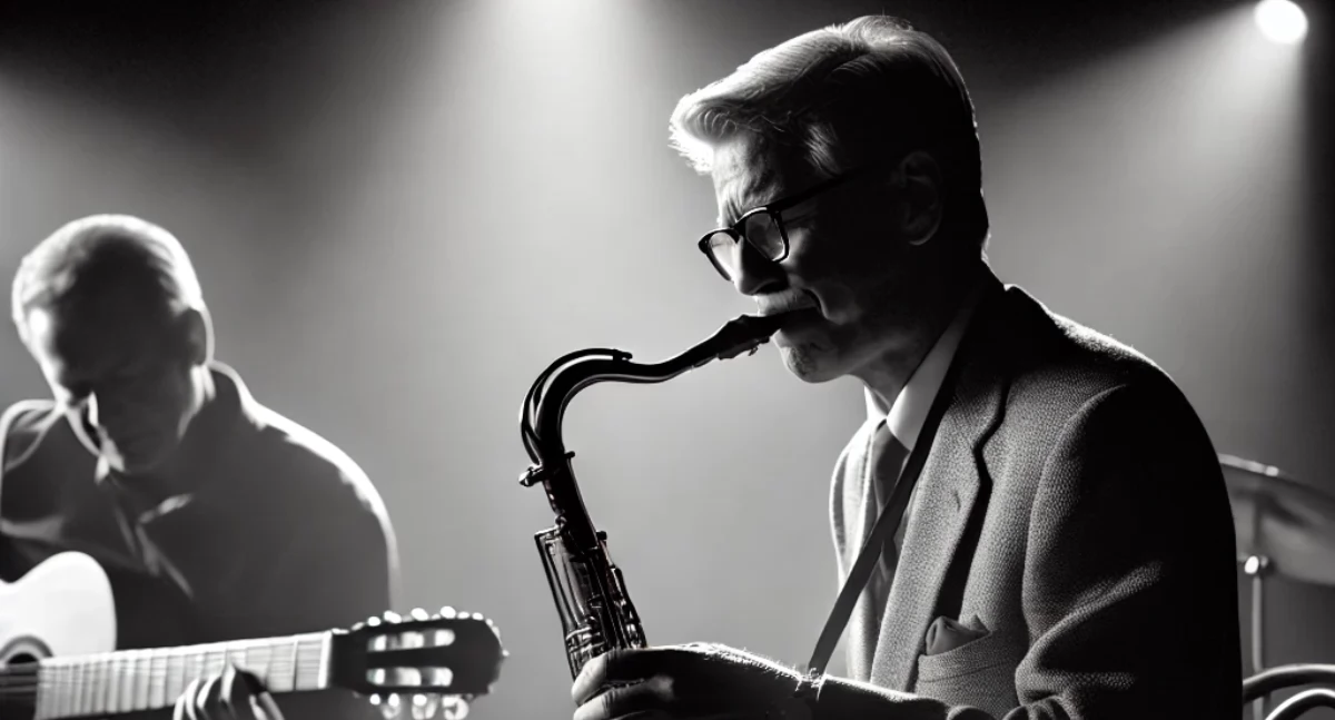 Muzyka, Niezwykły Piotr Baron Janusz Strobel scenie Bielańskiego Ośrodka Kultury - zdjęcie, fotografia