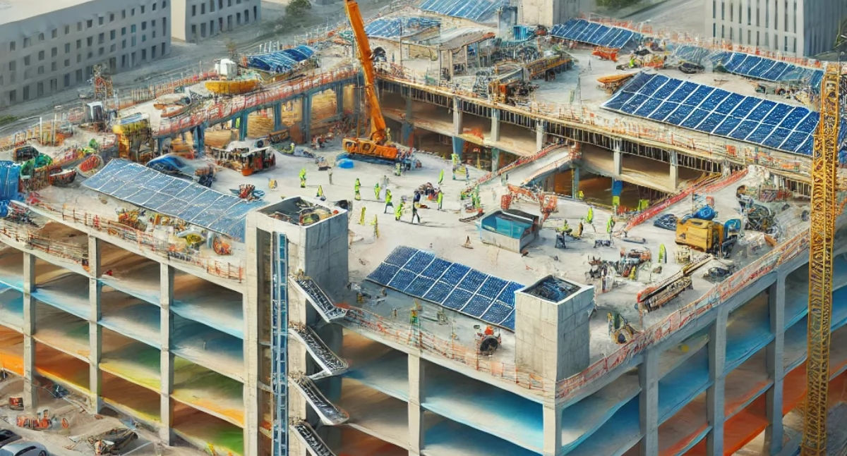 Inwestycje, Największy parking Warszawie czeka modernizacja! Młociny stawiają ekologię oszczędność energii - zdjęcie, fotografia