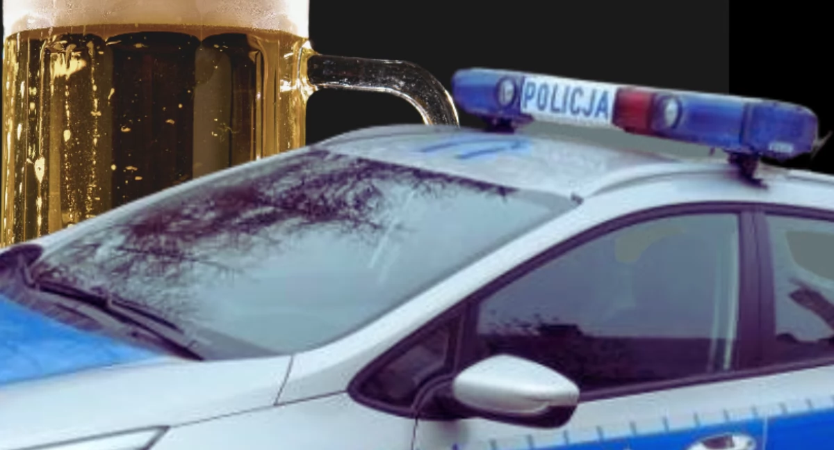 Akcja policji, Interwencja Bielanach Nierozsądna ekspedientka nierozsądny klient - zdjęcie, fotografia