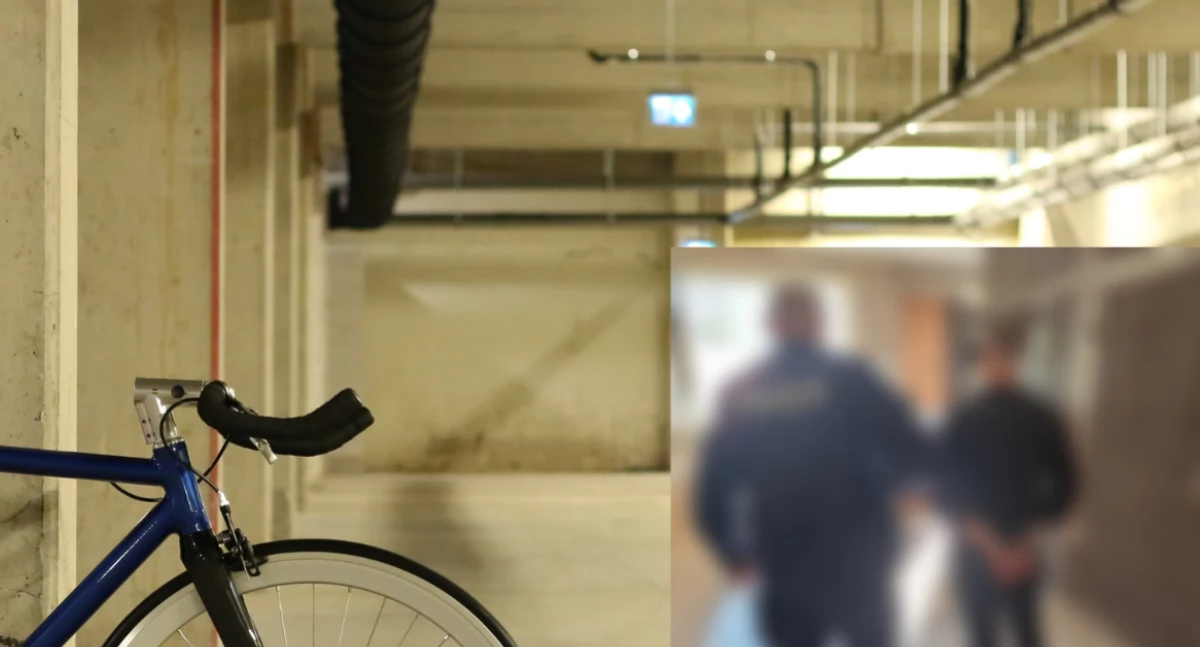 Akcja policji, Aresztowania Bielanach Najpierw weszli garażu - zdjęcie, fotografia
