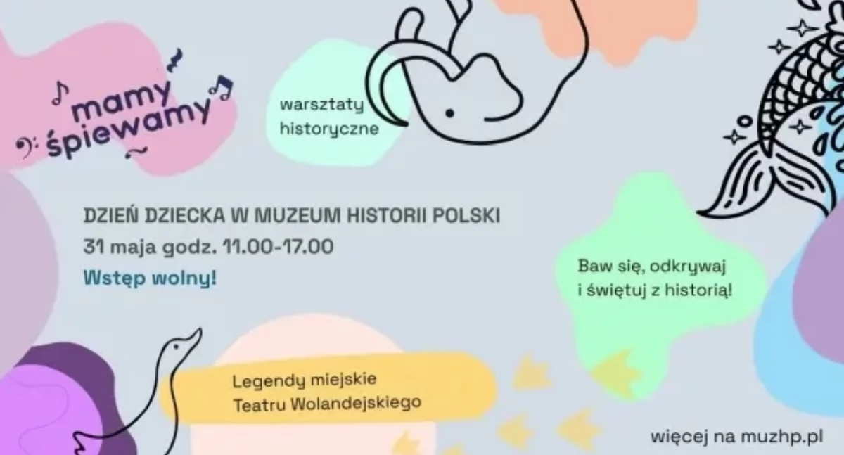 Wydarzenia, Dzień Dziecka Muzeum Historii Polski - zdjęcie, fotografia