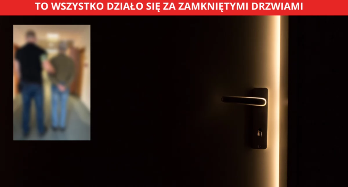 Akcja policji, Błagała lekarza pomoc znęcał interwencja Bielanach - zdjęcie, fotografia