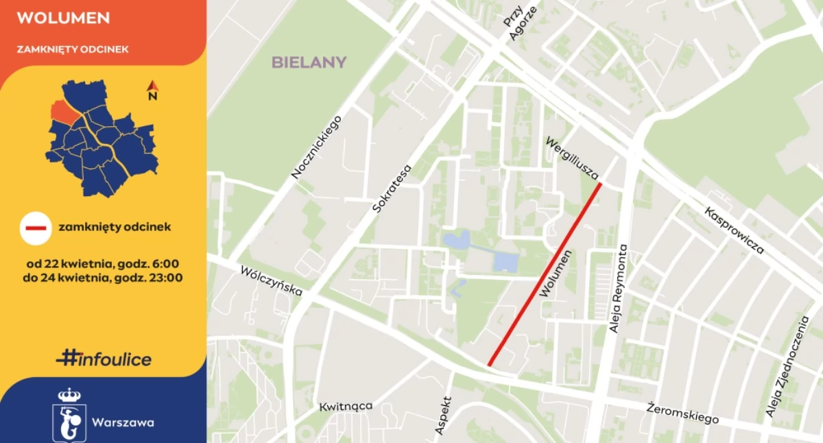 Ulice i place, WOLUMEN PRZEJDZIE MODERNIZACJĘ! Drogowcy Bielanach - zdjęcie, fotografia