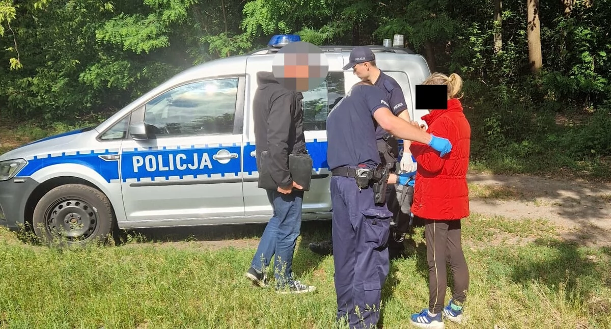 Akcja policji, ZŁAPANA Bielanach Była POSZUKIWANA - zdjęcie, fotografia