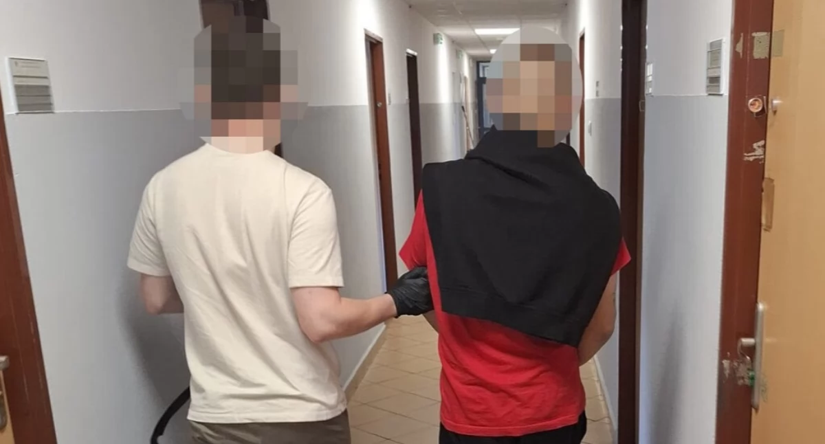 Akcja policji, KRYMINALNI ZATRZYMALI ODBIERAKA Bielanach! - zdjęcie, fotografia