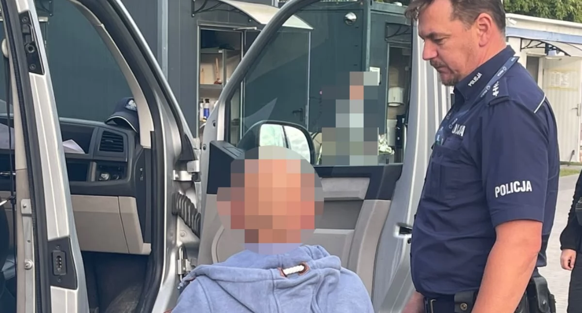 Akcja policji, Zatrzymanie Bielanach! Poszukiwany końcu wpadł! - zdjęcie, fotografia