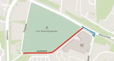 Ważna ulica na Bielanach zamknięta. Drogowcy pracują