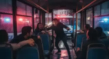 Atak nożem W AUTOBUSIE MIEJSKIM na Bielanach